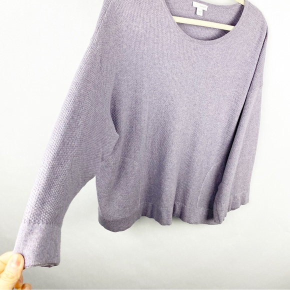 J. Jill Pure Jill Kimono Sweater Size XS Relax Boxy Fit Cashmere Cotton Blend - Picture 3 of 6